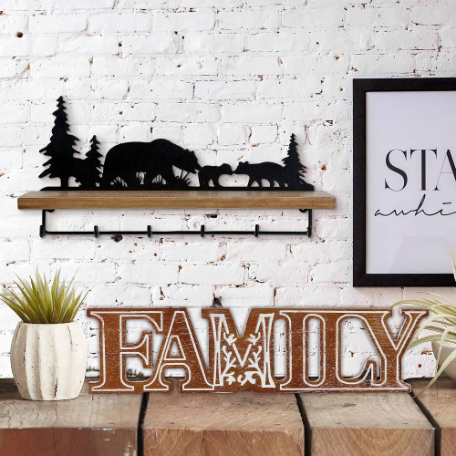 Декоративная деревянная вывеска «Семья» для дома