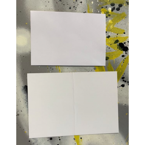 Конверт с открыткой, "ice work"