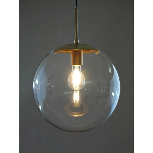Стеклянная люстра шар