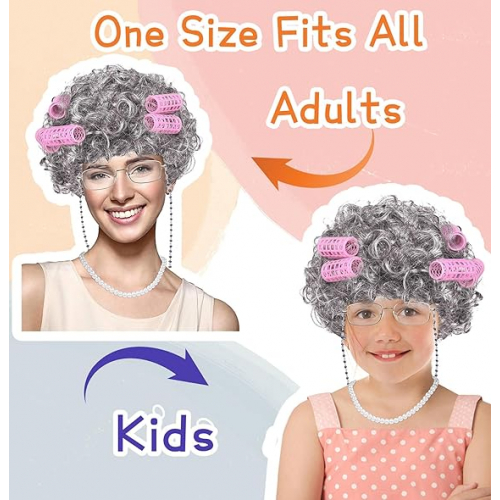 Парик к костюму бабушки