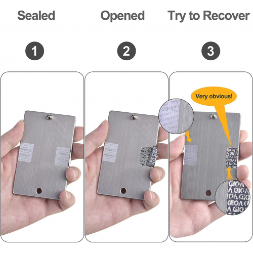 Стальной биткойн-кошелек ArlinaL