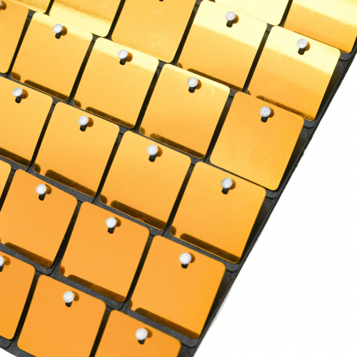 Фоновая панель для стен с блестками золото