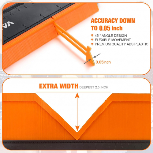 Контурный измеритель VARSK с фиксатором 5+10 дюймов