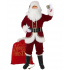 Бархатный мужской костюм Санта-Клауса