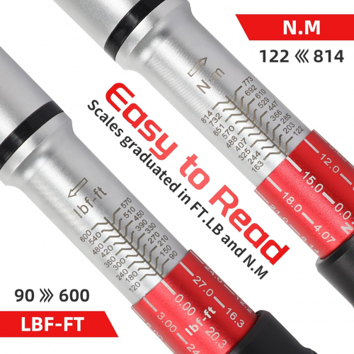 Динамометрический ключ 3/4 дюйма Uyecove