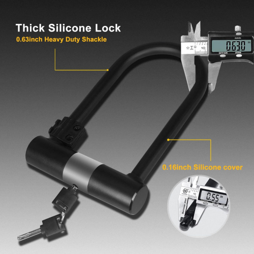 Большой велосипедный U-образный замок keabys