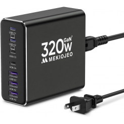 Зарядное устройство USB C из алюминиевого сплава мощностью 320 Вт