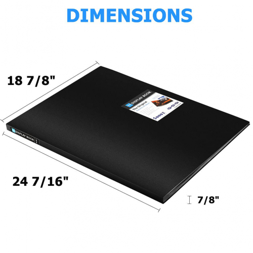 Сверхмощная папка Sooez с пластиковыми рукавами 18x24