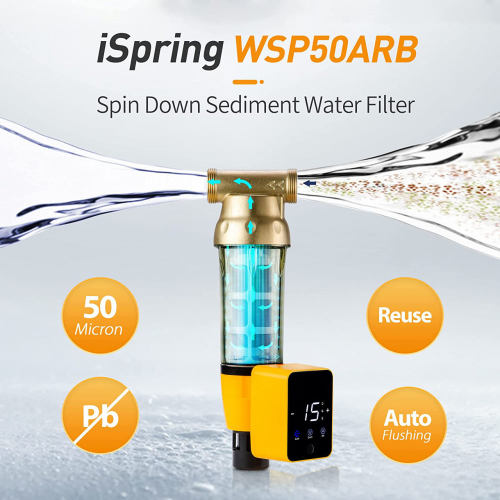 iSpring WSP50ARB Многоразовый вращающийся фильтр для осадочной воды