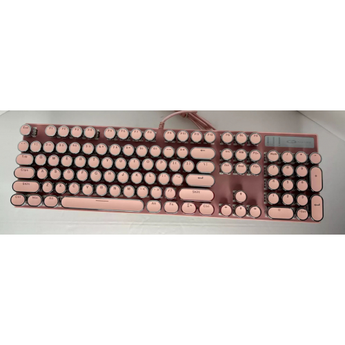 Игровая клавиатура MK Storm — розовая, проводная, с подсветкой