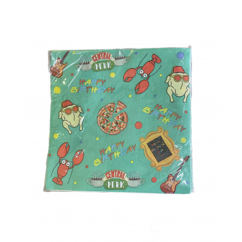 Бумажные салфетки (разноцветные)