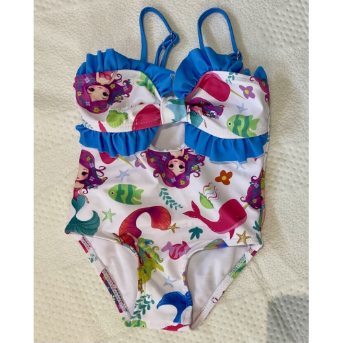 Детский купальник (принт русалка)