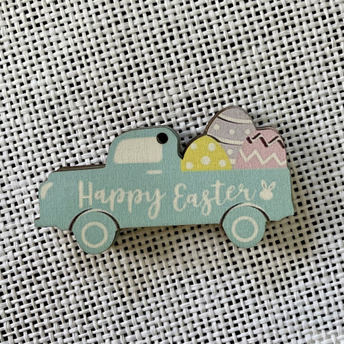 Деревянный пасхальный декор, машина счастливой пасхи