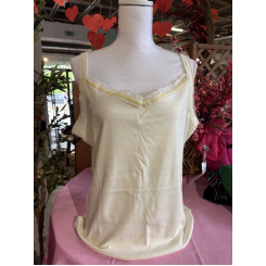 Майка на бретельках, белая