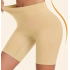 Однотонные бесшовные шорты с завышенной талией