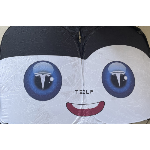 Складной солнцезащитный экран для лобового стекла с принтом, Tesla