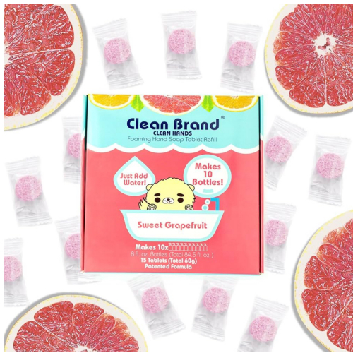 Пенящееся мыло для рук в таблетках