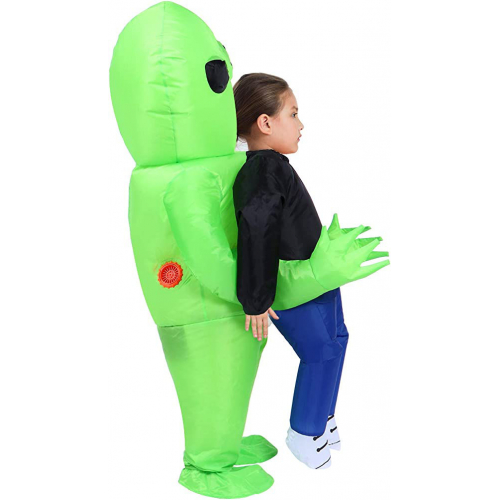 Надувной инопланетянин костюм на хэллоуин для взрослых детей