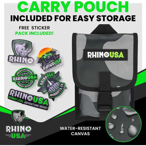 Складная лопата для выживания Rhino USA с киркой