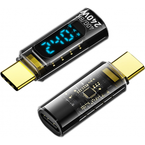 Комплект из 3 адаптеров USB C с цифровым дисплеем