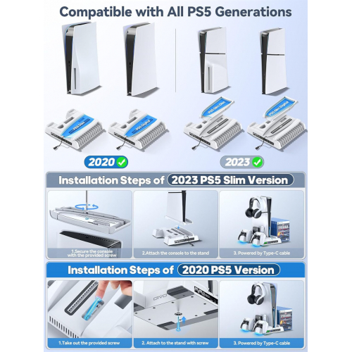 Зарядное устройство для контроллера PS5