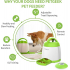 Интерактивная IQ кормушка для собак с кнопкой PETGEEK