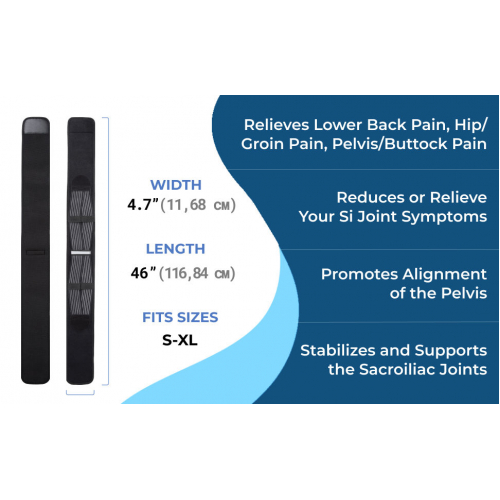 Крестцово-подвздошный бедренный бандаж RassFit