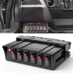 6-клавишный кулисный переключатель SPST