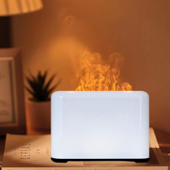 Диффузор эфирного масла с пламенной лампой Macove
