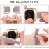 Нейлоновый ремешок на липучке для Fitbit Sense