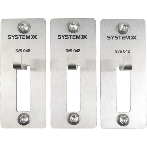 System X Storage SVS 042-3 Короткий одинарный крючок из нержавеющей стали