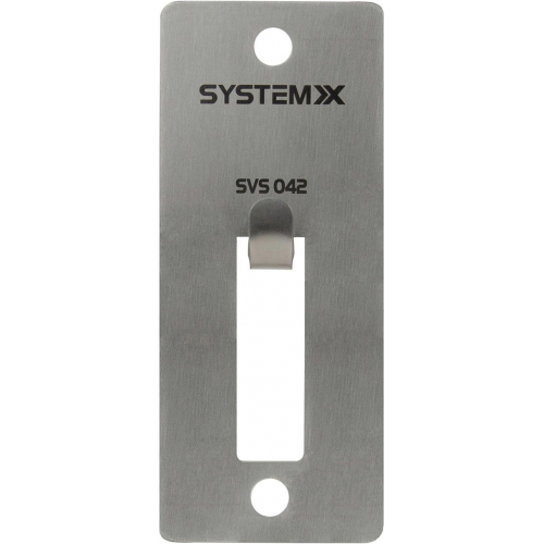 System X Storage SVS 042-3 Короткий одинарный крючок из нержавеющей стали