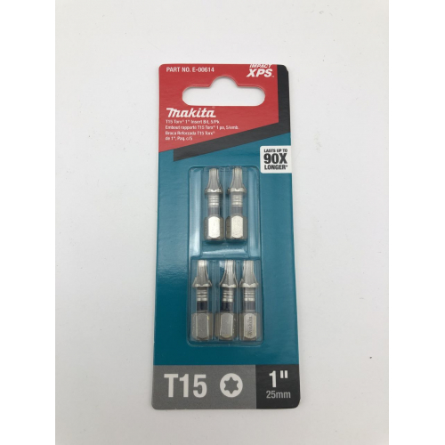 Makita E-00614 Вставка Impact XPS T15 Torx 1", 5 шт./уп.