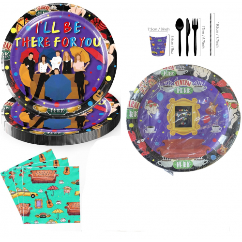 Набор одноразовой посуды «Друзья» для вечеринки