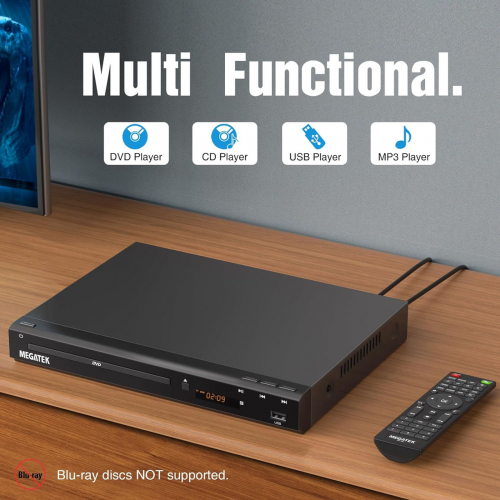 DVD-плеер MEGATEK для телевизора с HDMI