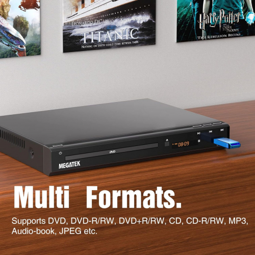 DVD-плеер MEGATEK для телевизора с HDMI