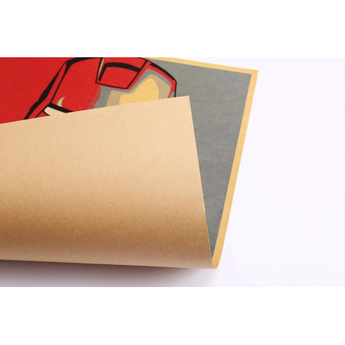 Винтажный постер супергероя Marvel «Железный человек» в стиле ретро 20 x 14 дюймов, без рамы