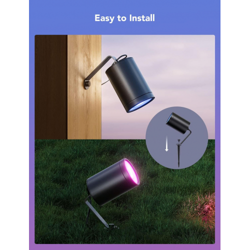 Уличные RGBIC-прожекторы Govee с Wi-Fi