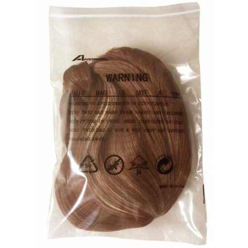 Anogol плетеный коричневый парик для косплея