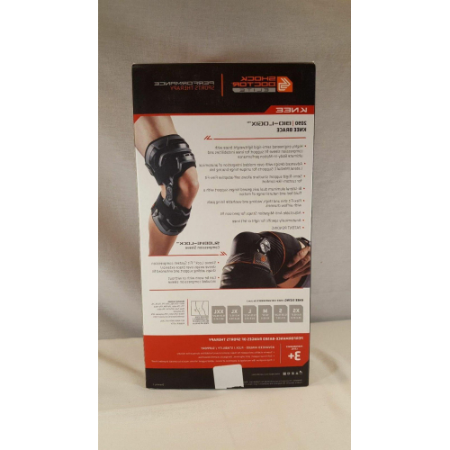 Наколенник Shock Doctor 2090 Elite Bio-Logix, правый среднийУровень производительности 3+