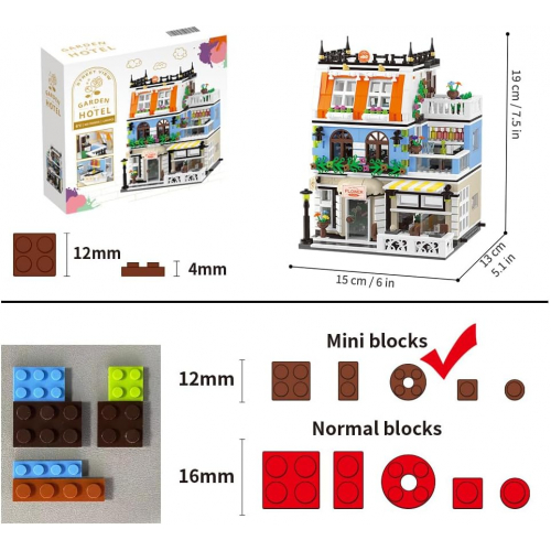 Строительный набор Городской сад, отель