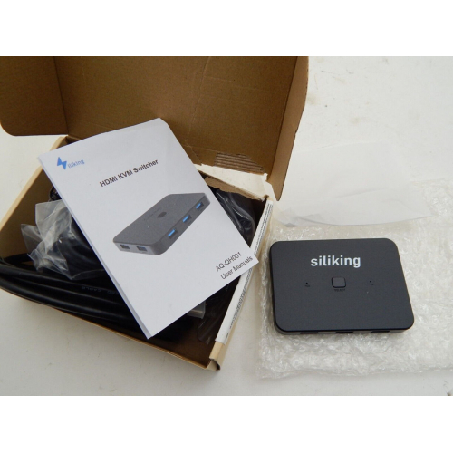 Селектор HDMI-USB KVM-переключателя Siliking для 2 компьютеров