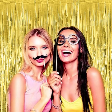 Фольгированные шторы, занавески для любого праздника