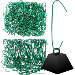 Сверхпрочные зеленые крючки для украшения елки Iconikal, 450 шт.