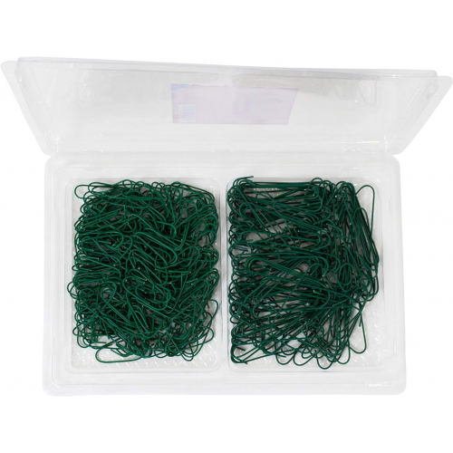 Сверхпрочные зеленые крючки для украшения елки Iconikal, 450 шт.