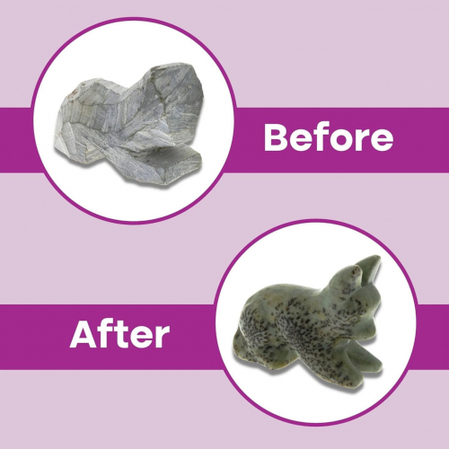 Скульптура животных из мыльного камня своими руками