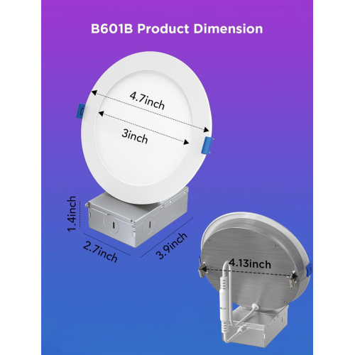 Светодиодный светильник Govee Smart Recessed Lighting 4шт