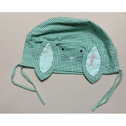 Чехол для корзины (зеленый заяц)