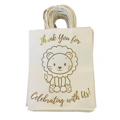 Подарочный пакет, белый