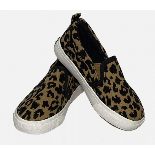 Детские мокасины с леопардовым принтом